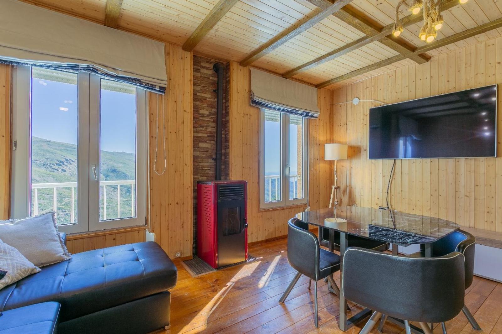 Sierra Nevada Apartamento De Madera Muy Calido Con Buenas Vistas Y Wifi Eksteriør bilde